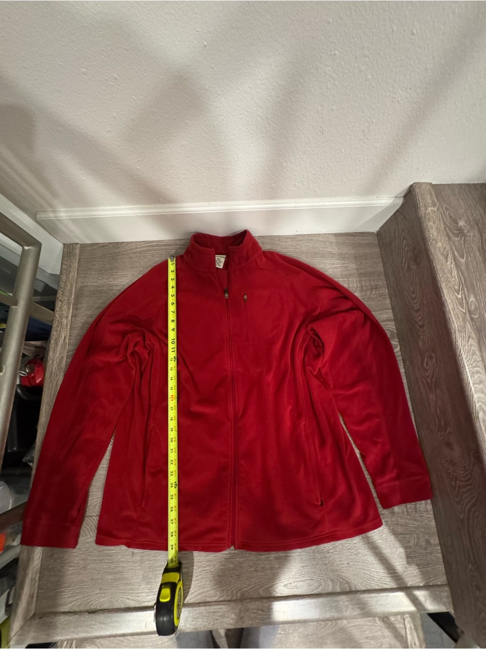 L.L. Bean Red Lightweight Full-Zip Jacket -XXL Tall Luxury Comfort Athleisure